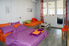 New sunny studio with Acropolis view balcony
